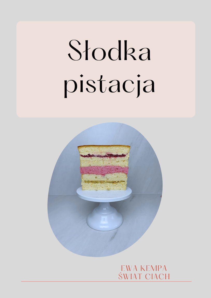 Mini e-book Słodka pistacja z białą czekoladą i maliną